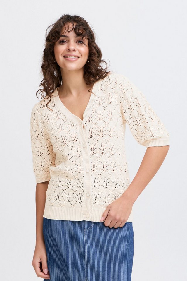 fransa Cardigan Kurzarmbluse von fransa
