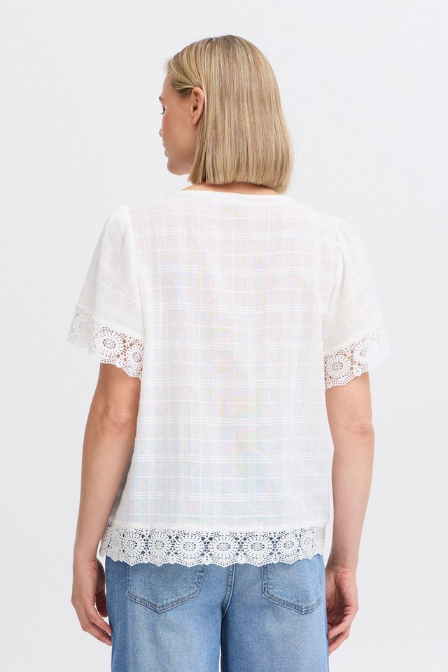 fransa Kurzarmbluse Hemdbluse von fransa