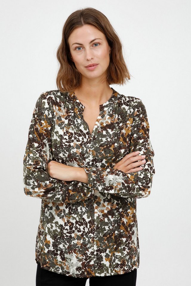 fransa Langarmbluse FRCAHAVIS 4 Blouse - 20609645 Langarmbluse mit V-Ausschnitt von fransa