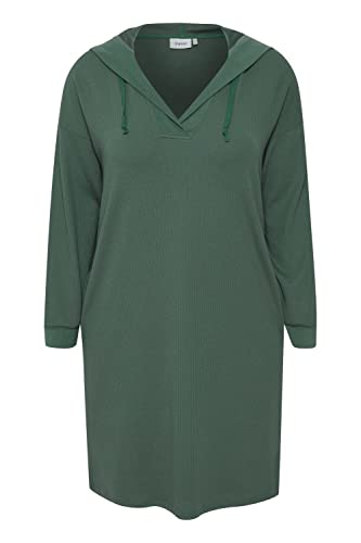 fransa Plus Size Selection - FPANNAR DR 1 - Dress - 20611056, Größe:44, Farbe:Dark Forest (185611) von fransa