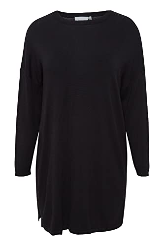 fransa Plus Size Selection - FPBLUME TU 1 - Tunic - 20611029, Größe:50/52, Farbe:Black (200113) von fransa