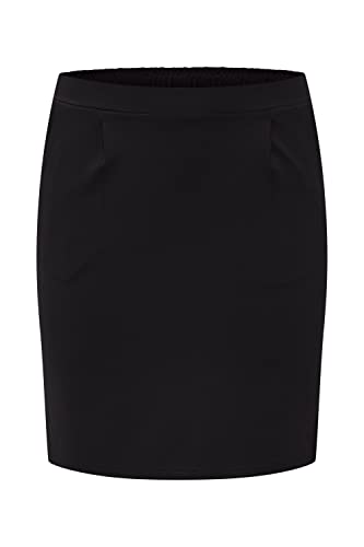 fransa Plus Size Selection - FPSTRETCH SK 1 - Skirt - 20611058, Größe:52, Farbe:Black (200113) von fransa