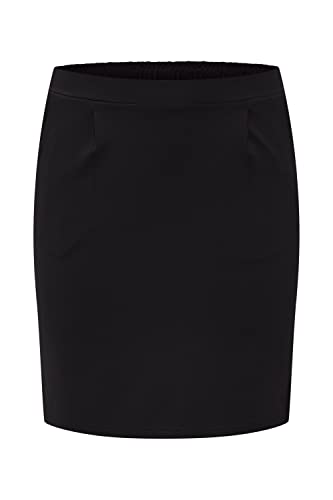 fransa Plus Size Selection - FPSTRETCH SK 1 - Skirt - 20611058, Größe:54, Farbe:Black (200113) von fransa