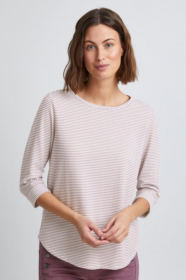 fransa Sweatshirt FREMAJACQ 1 T-Shirt - 20610113 Gemustertes Sweatshirt mit halben Ärmeln von fransa