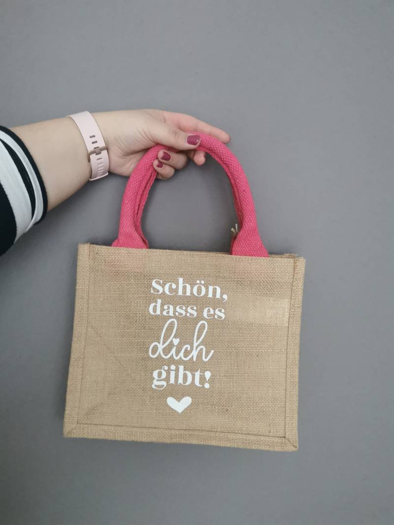 Jute Tasche Schön, Dass Es Dich Gibt/Geburtstag Hochzeit Muttertag Jute Tasche Schön, Dass Es Dich Gibt/Geburtstag Hochzeit Muttertag von franziskreativewelt
