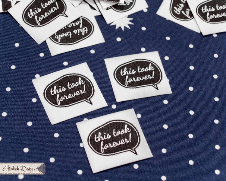 5x Aufnäher | 0, 50 Eur/stück "This Took Forever" Weiß 5x Aufnäher | 0, 50 Eur/stück "This Took Forever" Weiß von fraunelly