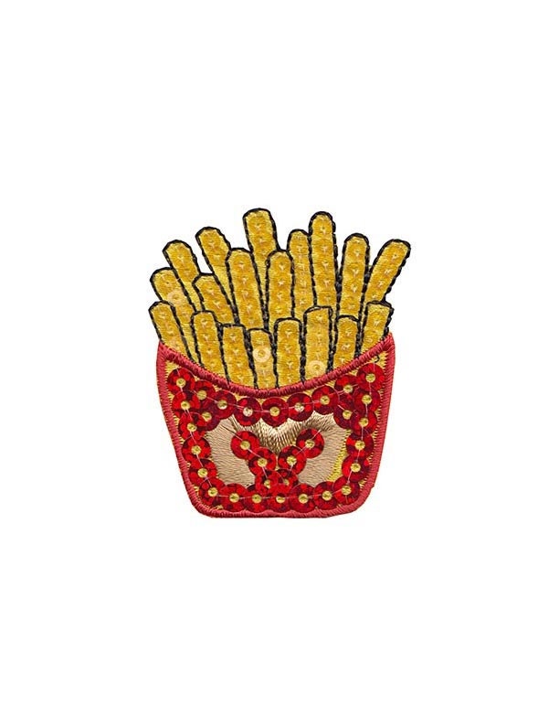 Aufbügler/Aufnäher Applikation Pommes Bealena 4x5cm Aufbügler/Aufnäher Applikation Pommes Bealena 4x5cm von fraunelly