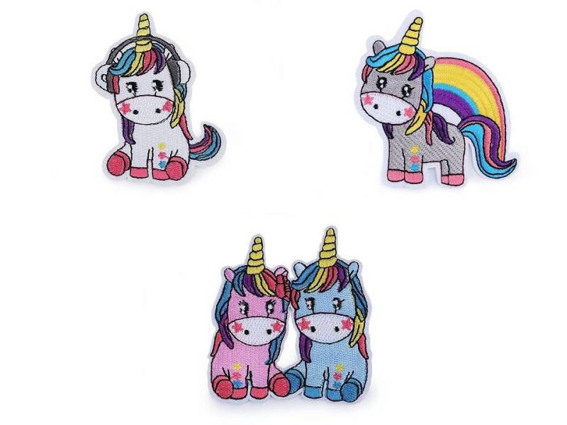 Aufbügler/Aufnäher Einhorn Ca. 58-68 X 75mm Aufbügler/Aufnäher Einhorn Ca. 58-68 X 75mm von fraunelly