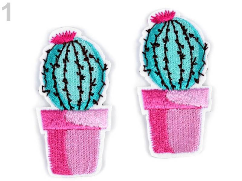 Aufbügler/Aufnäher "Mein Kleiner Kaktus" | Rosa Topf 3 X 5.8 cm Aufbügler/Aufnäher "Mein Kleiner Kaktus" | Rosa Topf 3 X 5.8 cm von fraunelly