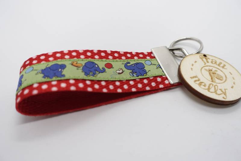 Schlüsselanhänger Blauer Elefant Dotties Schlüsselanhänger Blauer Elefant Dotties von fraunelly