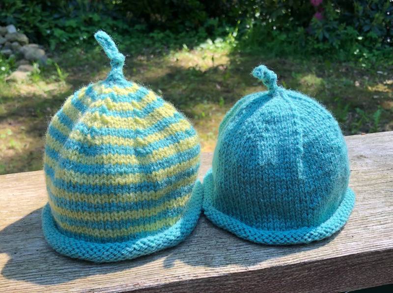 Baby Mütze Gestrickt Strickmützchen Erstlingsmütze von fraurosalie