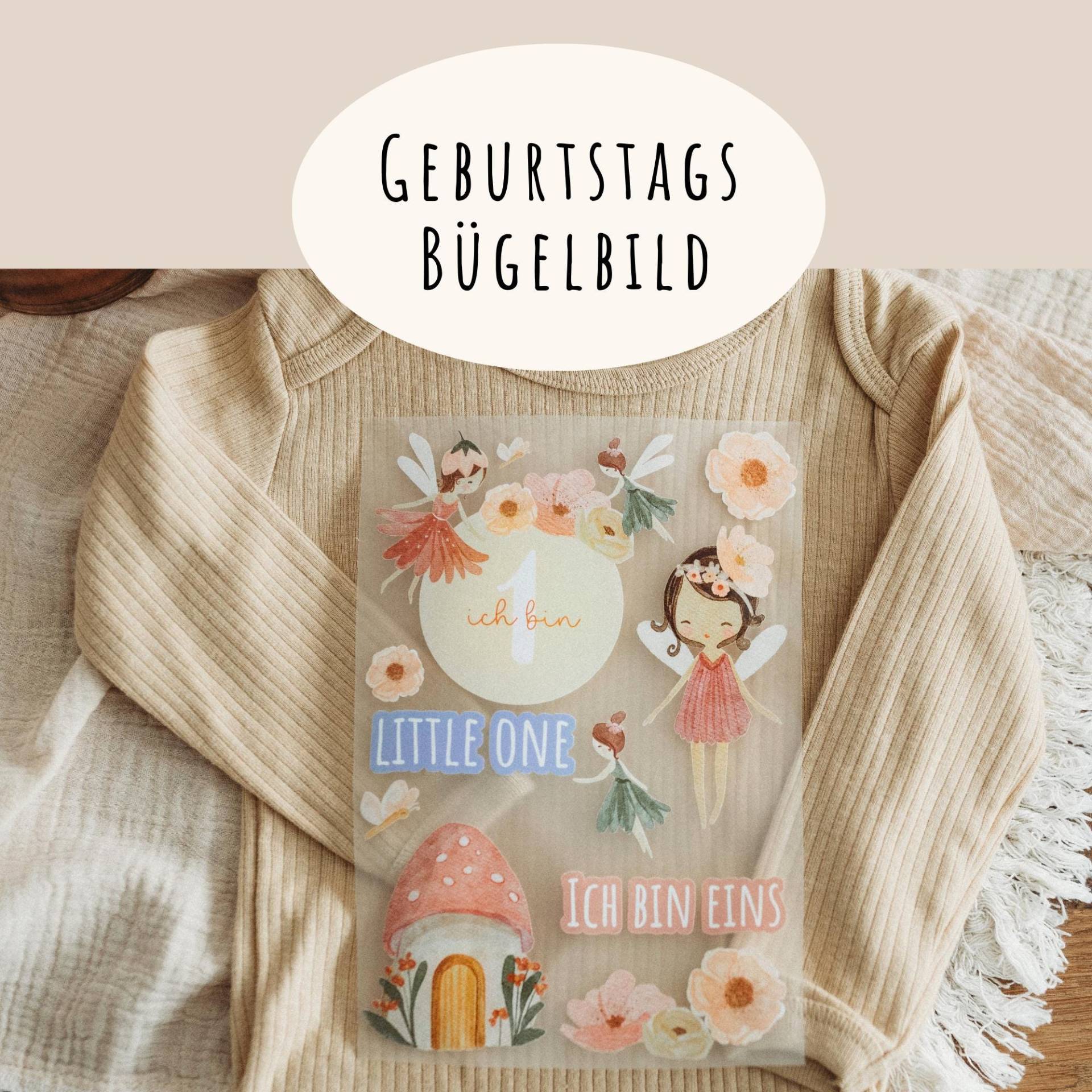 Bügelbild Fee Geburtstagsshirt Blumenkinder Gänseblume Boho Bügelbild Fee Geburtstagsshirt Blumenkinder Gänseblume Boho von frauselma