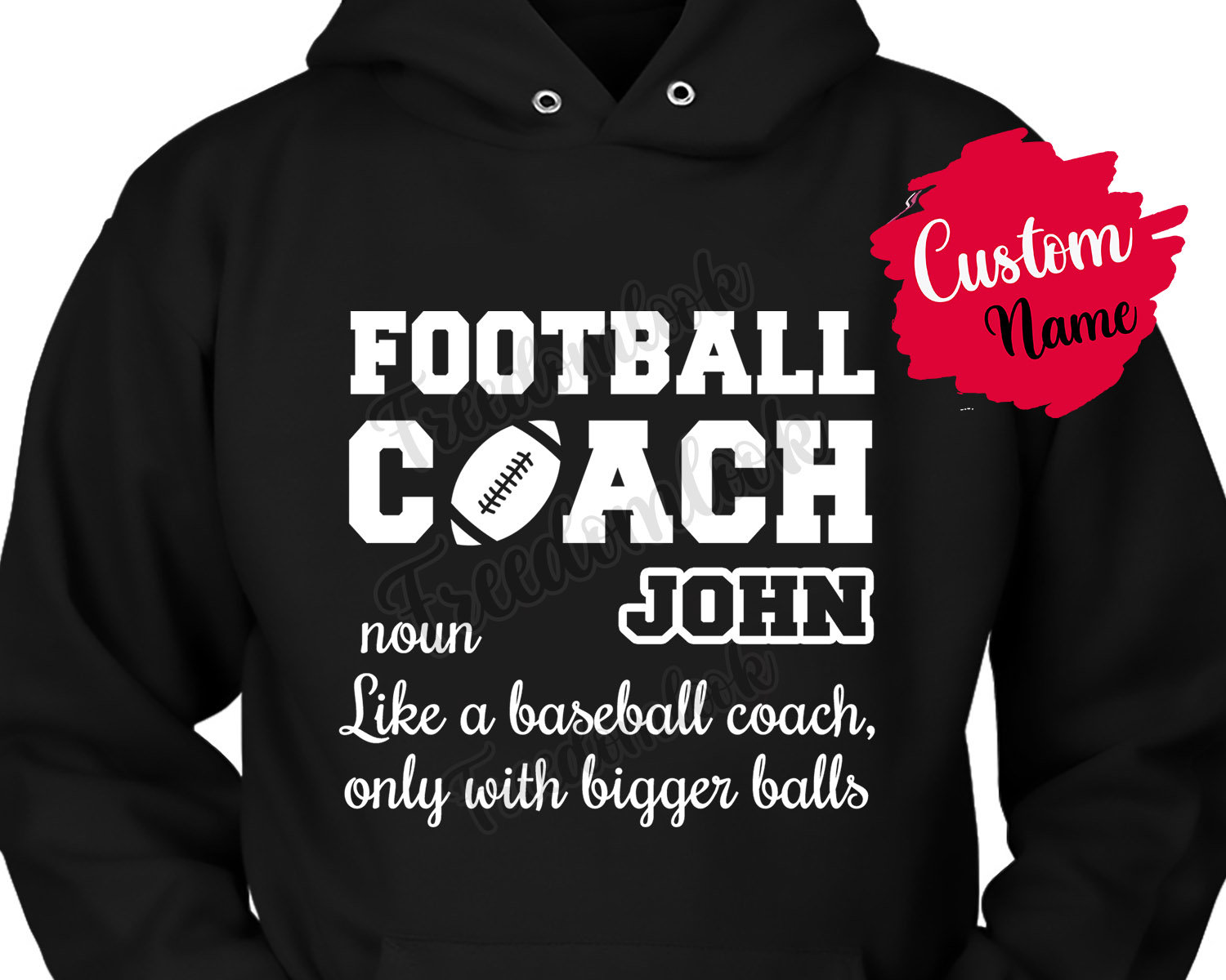 Lustiger Fußball Coach Geburtstagsgeschenk Hoodie Für Frauen Und Männer, Bedeutung Wertschätzung Geschenk, Aus Team von freedomlook