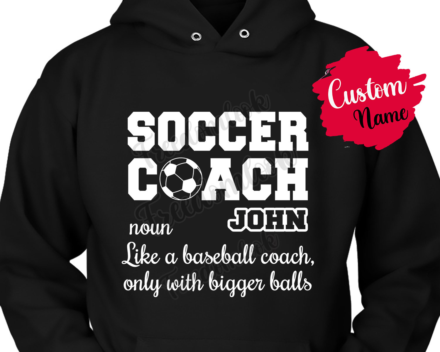 Lustiger Fußball Coach Geburtstagsgeschenk Hoodie Für Frauen Und Männer, Bedeutung Wertschätzung Geschenk, Aus Team von freedomlook