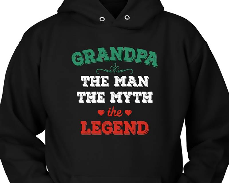 Opa Mann Mythos Legende Hoodie, Väter Tag Der Beste Großvater Weltbesten Kapuzenpulli Genial von freedomlook