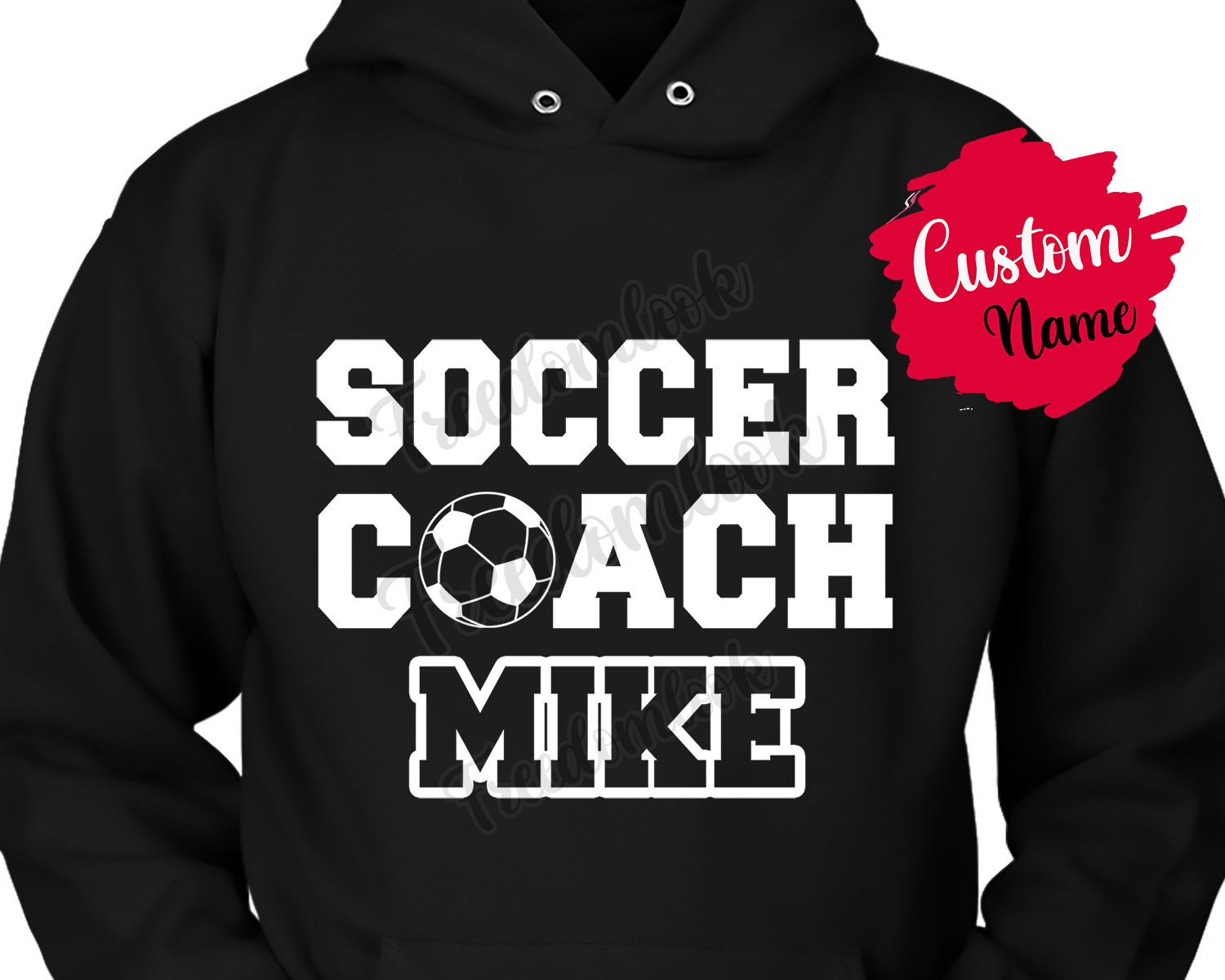 Personalisierter Fußballtrainer Geburtstagsgeschenk Hoodie Für Frauen Und Männer, Bedeutet Wertschätzung Geschenk, Trainer Vom Team von freedomlook