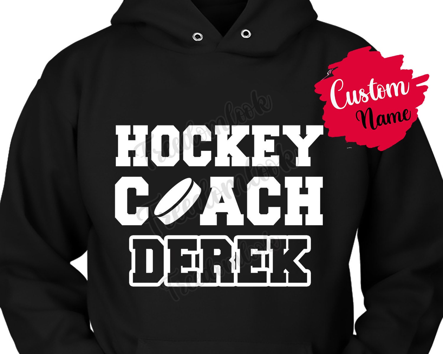 Personalisierter Hockey Coach Geburtstagsgeschenk Hoodie Für Damen Und Herren, Bedeutung Wertschätzung Geschenk, Aus Team von freedomlook