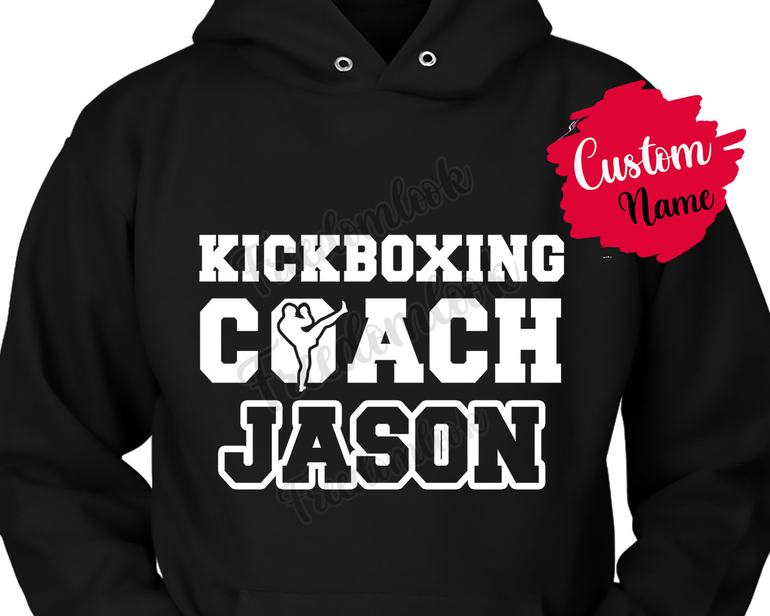 Personalisierter Kickbox Coach Geburtstagsgeschenk Hoodie Männer Frauen, Bedeutung Wertschätzung Geschenk, Coach Aus Team von freedomlook