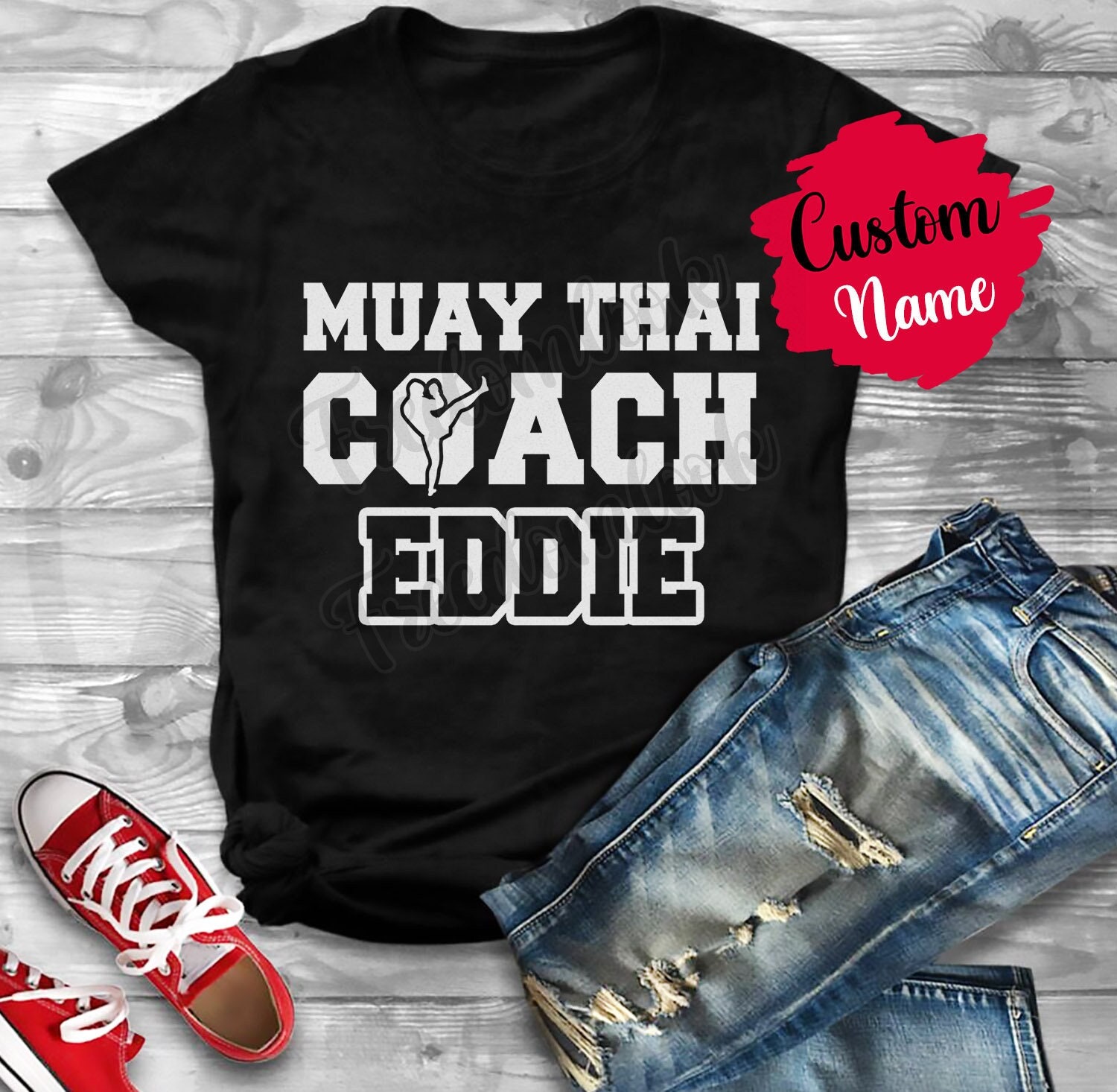 Personalisiertes Muay Thai Coach Geburtstagsgeschenk T-Shirt Für Männer Und Frauen, Bedeutung Wertschätzung Geschenk von freedomlook