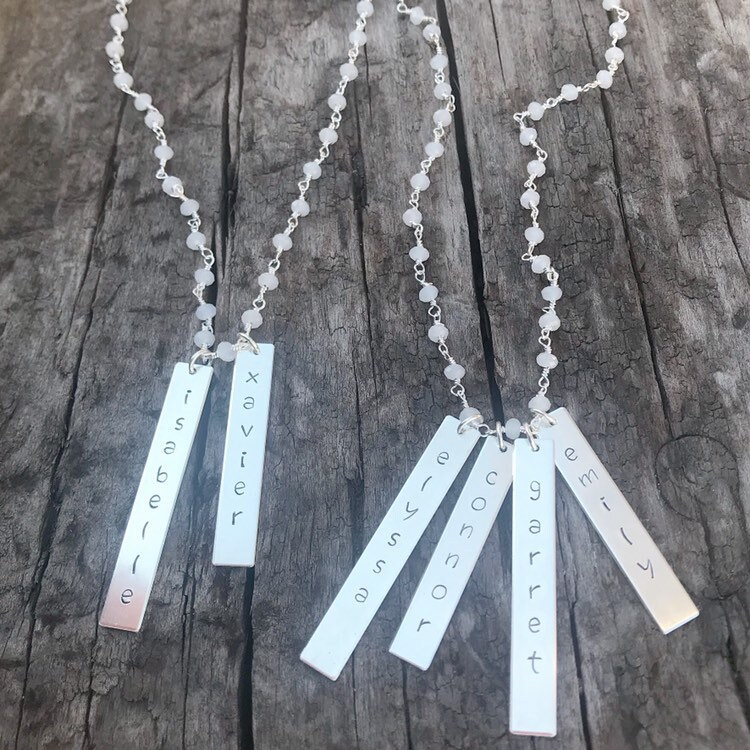 Mama/Kinder Name Rosenkranz Kette Halskette/Kinder Namen Personalisierte Mama Mama/Kinder Name Rosenkranz Kette Halskette/Kinder Namen Personalisierte Mama von freespiritedmomma