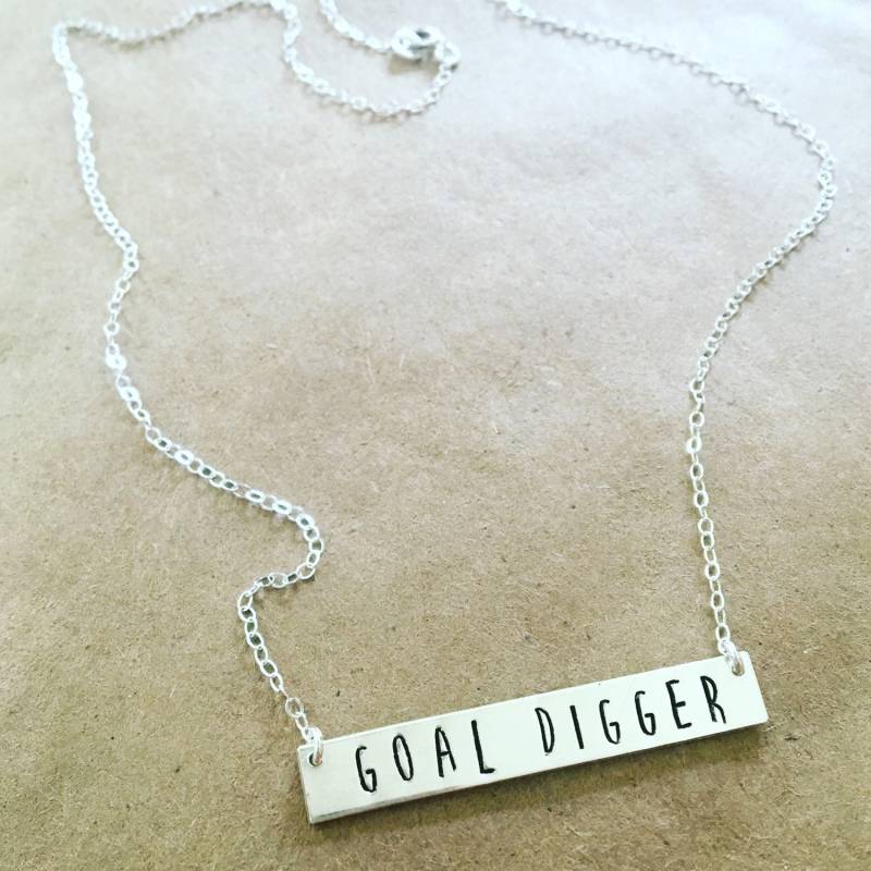 sterling Silber Bar Halskette/Hand Gestempelt Personalisierte Anpassbar sterling Silber Bar Halskette/Hand Gestempelt Personalisierte Anpassbar von freespiritedmomma