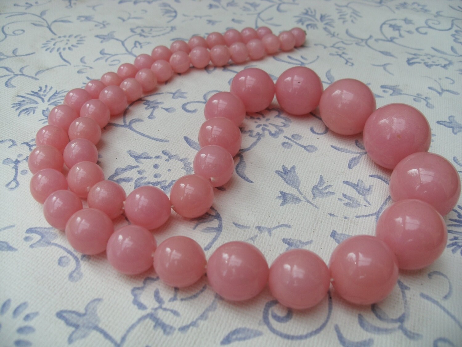 Hübsche in Rosa Vintage Französisch Halskette Versandkosten von frenchfollie