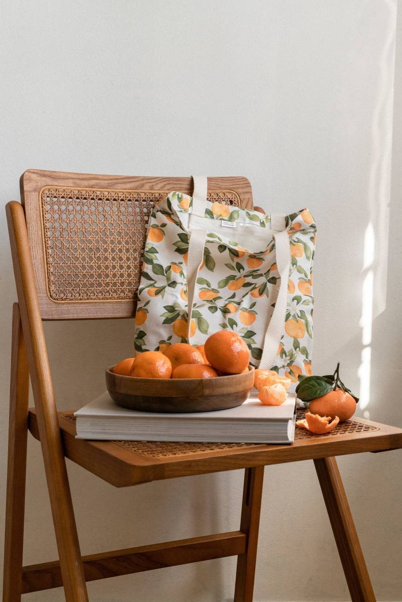 Einkaufstasche - Clementine, Leichte Baumwolltasche, 15 "x 13" Langer Griff Einkaufstasche, Markttasche, Mit Tasche." Einkaufstasche - Clementine, Leichte Baumwolltasche, 15 "x 13" Langer Griff Einkaufstasche, Markttasche, Mit Tasche." von freoncollective