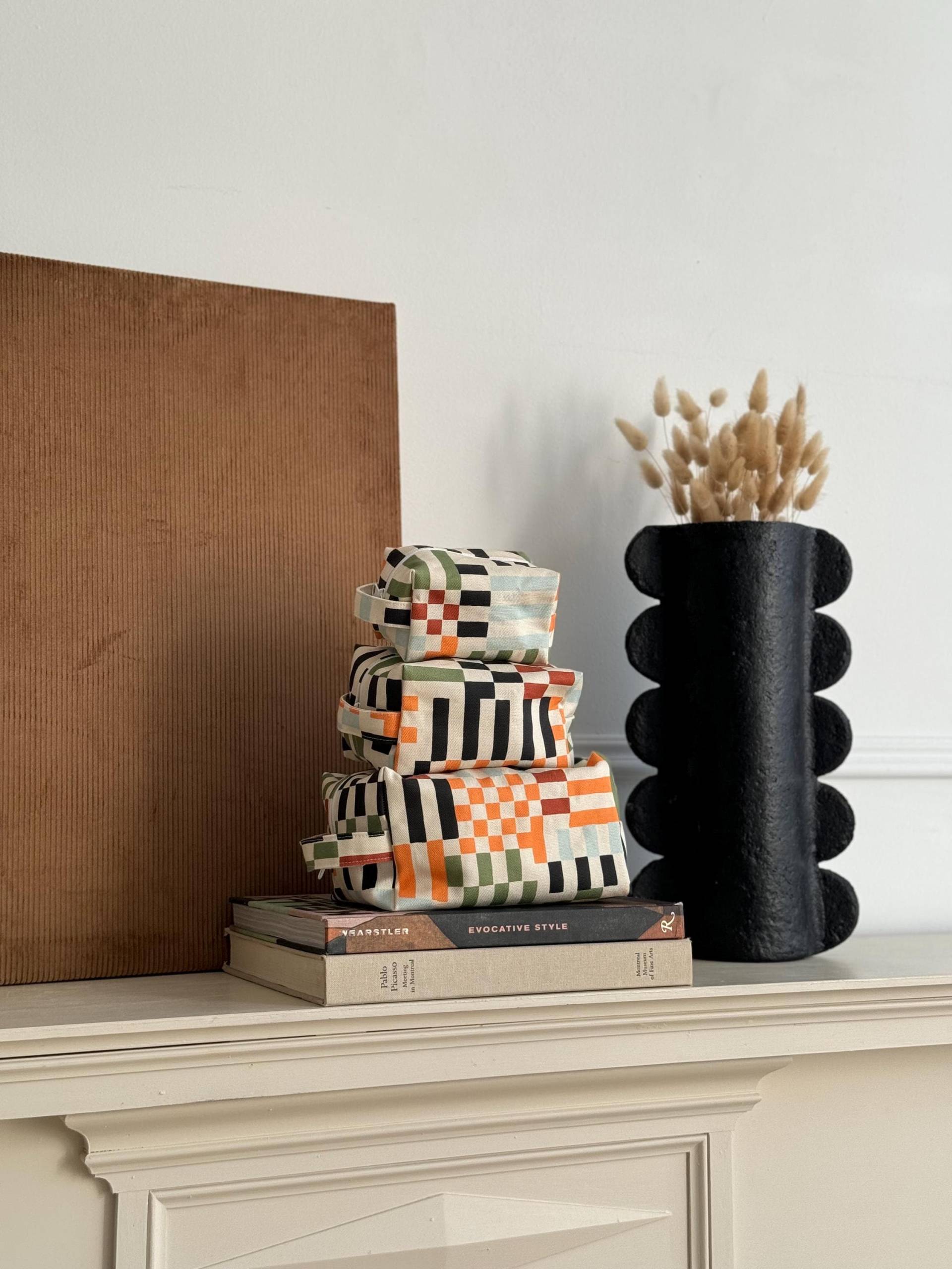 Makeup Tasche - Multicolour Checker, Kosmetiktasche, Kulturtasche, Reisetasche, Schminktasche Makeup Tasche - Multicolour Checker, Kosmetiktasche, Kulturtasche, Reisetasche, Schminktasche von freoncollective