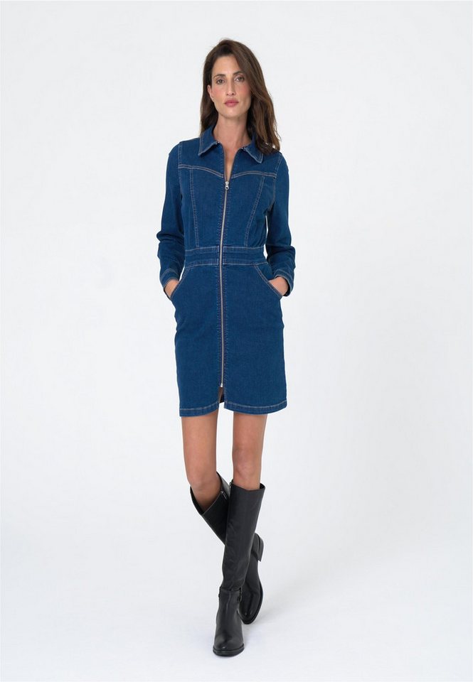 freshlions Jerseykleid Carla (1-tlg) in angesagter Jeans-Optik von freshlions