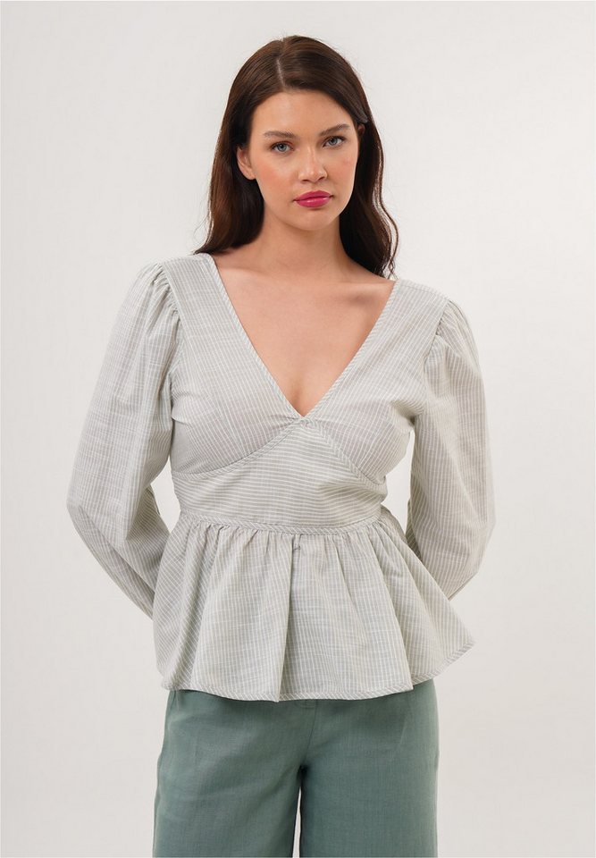 freshlions Klassische Bluse Brielle (1-tlg) mit gestreiftem Design von freshlions