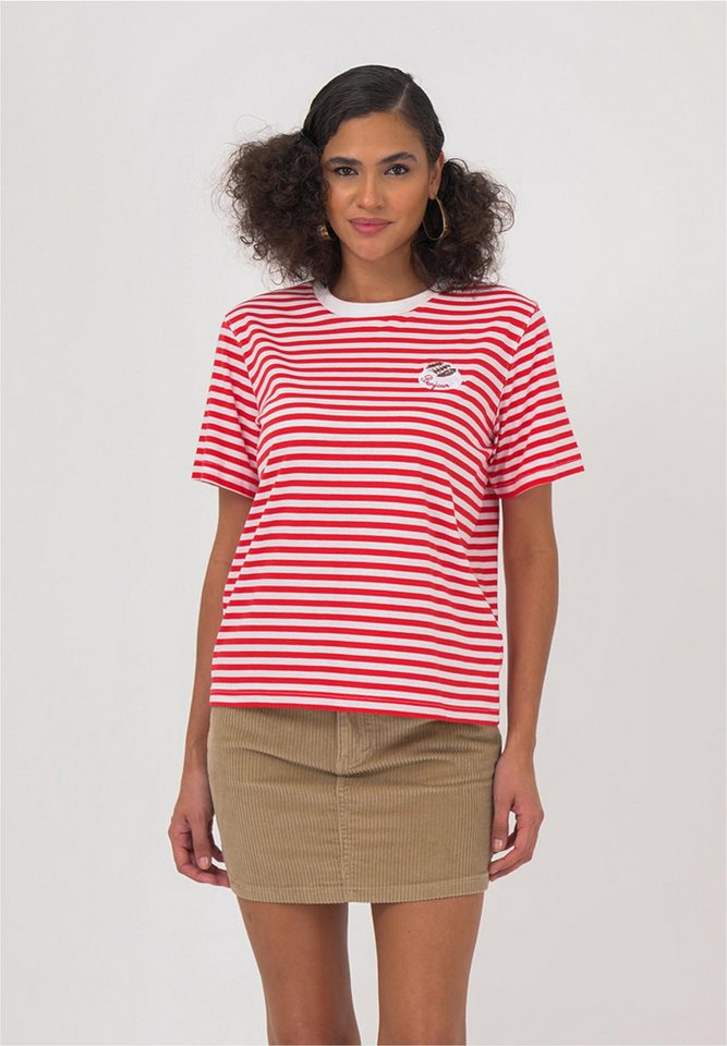 freshlions T-Shirt Fitore (1-tlg) in tollem Streifen-Design von freshlions