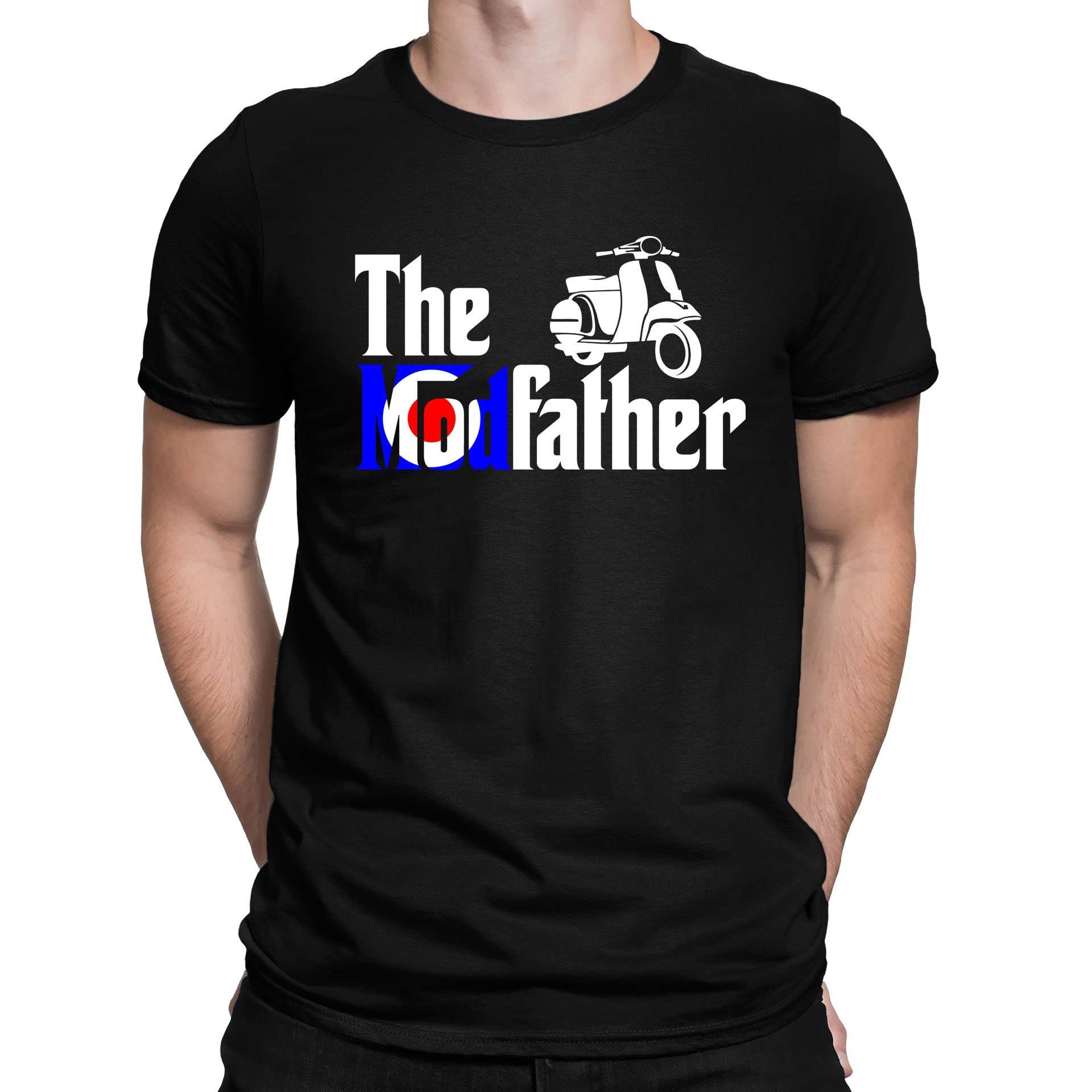 Herren Der Modfather Lustiger Papa Mod Vater Roller Retro Musik Geburtstagsgeschenk T-Shirt Herren Der Modfather Lustiger Papa Mod Vater Roller Retro Musik Geburtstagsgeschenk T-Shirt von freshnoveltees