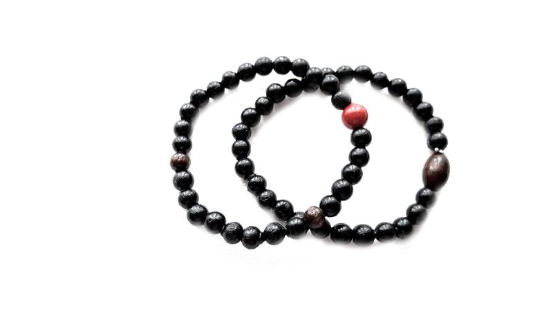 Freundschaftsarmbänder Aus Holzperlen - Fra 1001 von friedericke