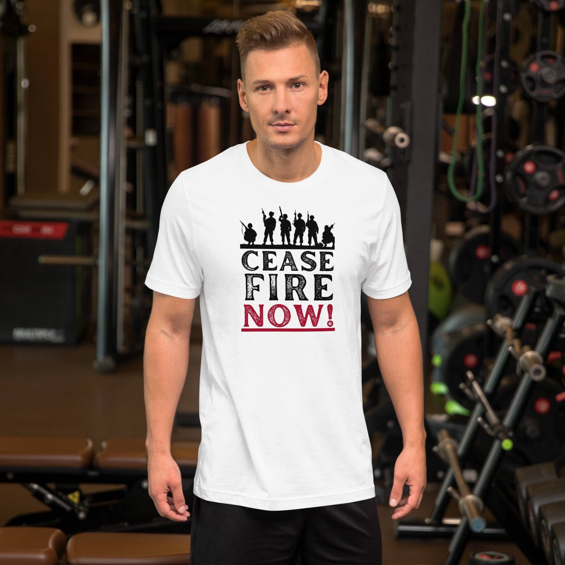 Waffenstillstand Jetzt T-Shirt Frieden Kleidung Aktivismus Protest Stoppt Gewalt Anti Krieg Mode Konflikt Lösung Globales Bewusstsein Umwelt Waffenstillstand Jetzt T-Shirt Frieden Kleidung Aktivismus Protest Stoppt Gewalt Anti Krieg Mode Konflikt Lösung Globales Bewusstsein Umwelt von friedify4you
