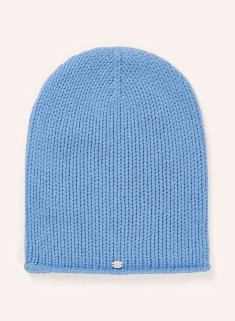 Friendly Hunting Cashmere-Mütze blau von friendly hunting