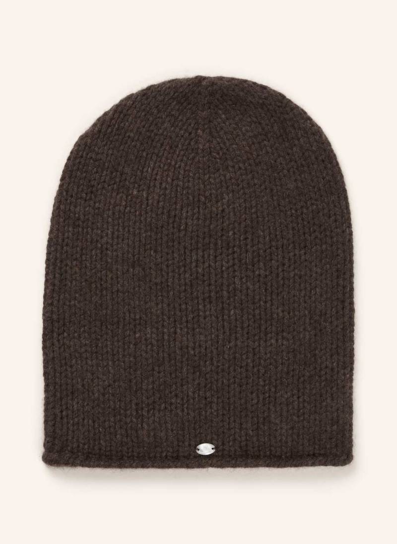 Friendly Hunting Cashmere-Mütze braun von friendly hunting