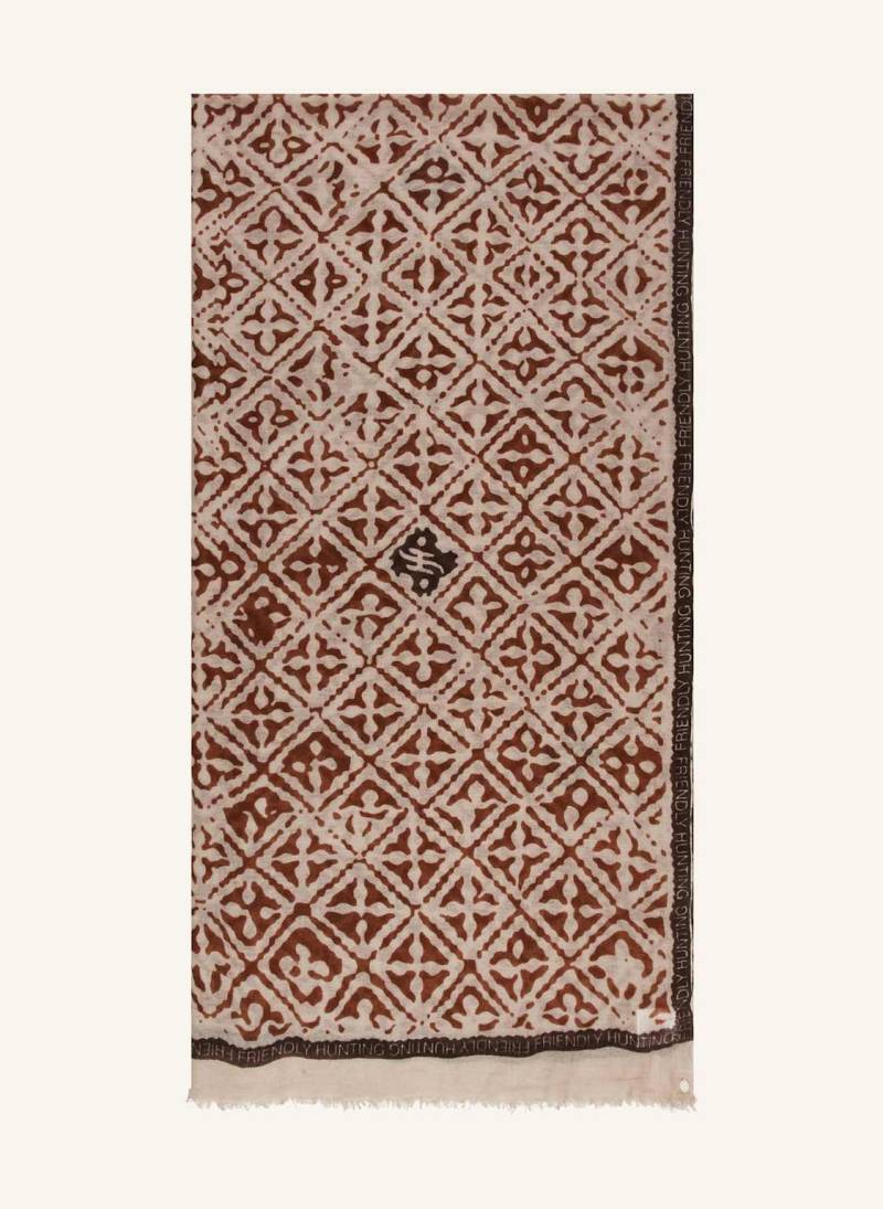 Friendly Hunting Cashmere-Schal Eyes Of Marakech beige von friendly hunting