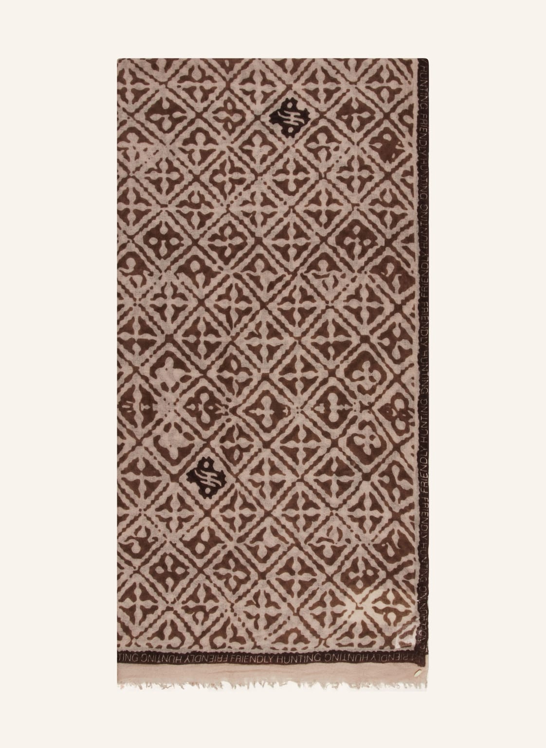 Friendly Hunting Cashmere-Schal Eyes Of Marakech braun von friendly hunting