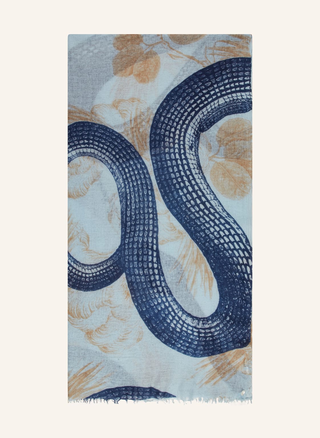 Friendly Hunting Cashmere-Schal Garden Eden blau von friendly hunting