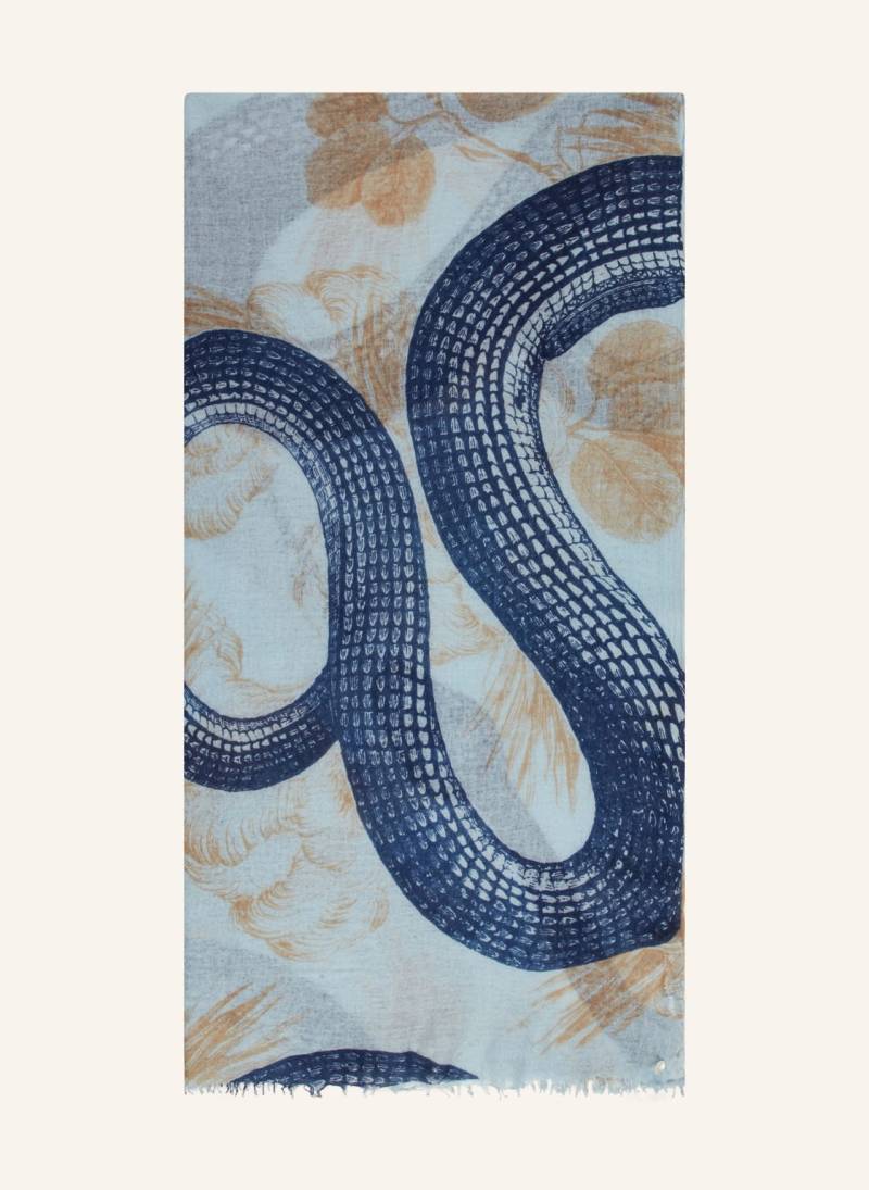 Friendly Hunting Cashmere-Schal Garden Eden blau von friendly hunting