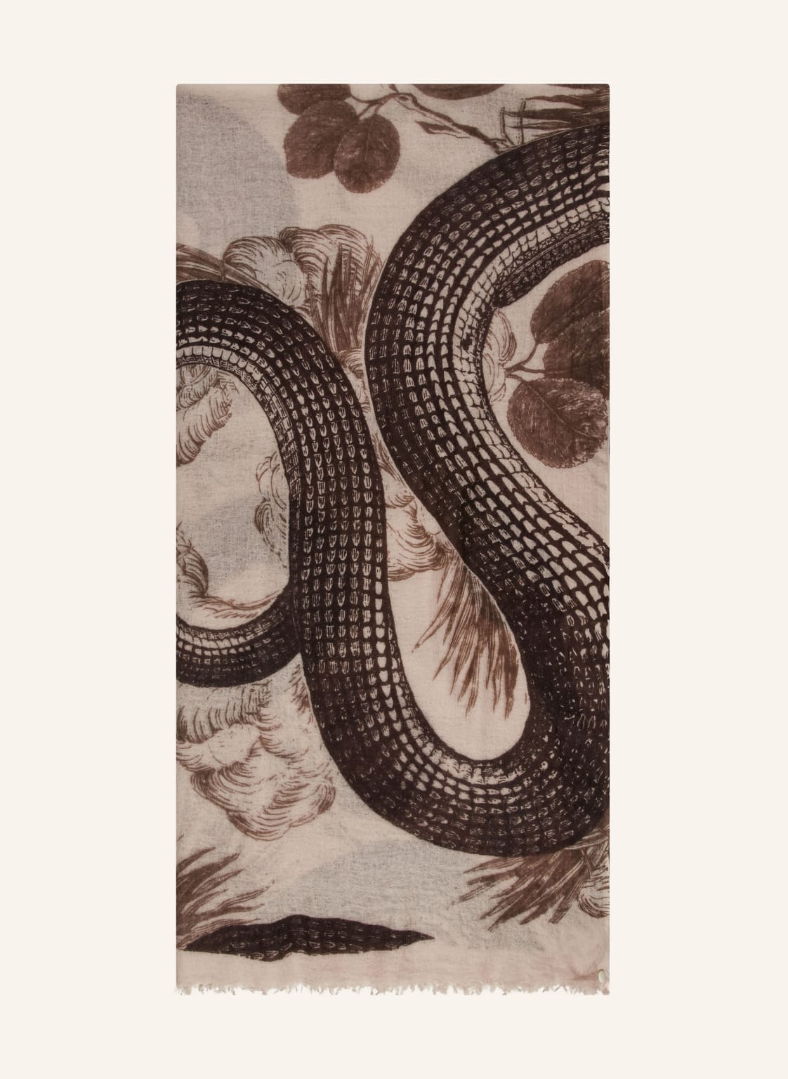 Friendly Hunting Cashmere-Schal Garden Eden braun von friendly hunting