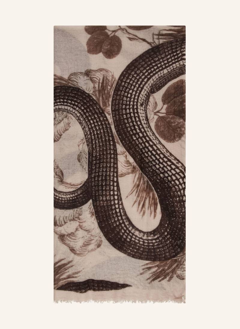 Friendly Hunting Cashmere-Schal Garden Eden braun von friendly hunting