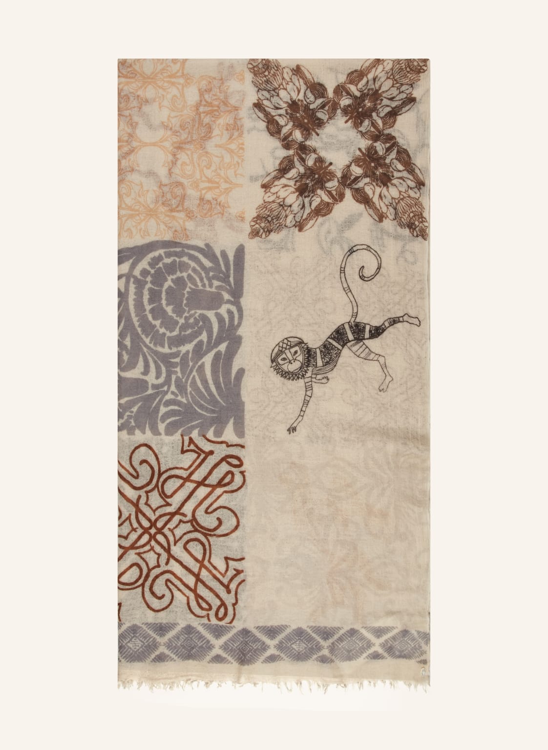 Friendly Hunting Cashmere-Schal beige von friendly hunting