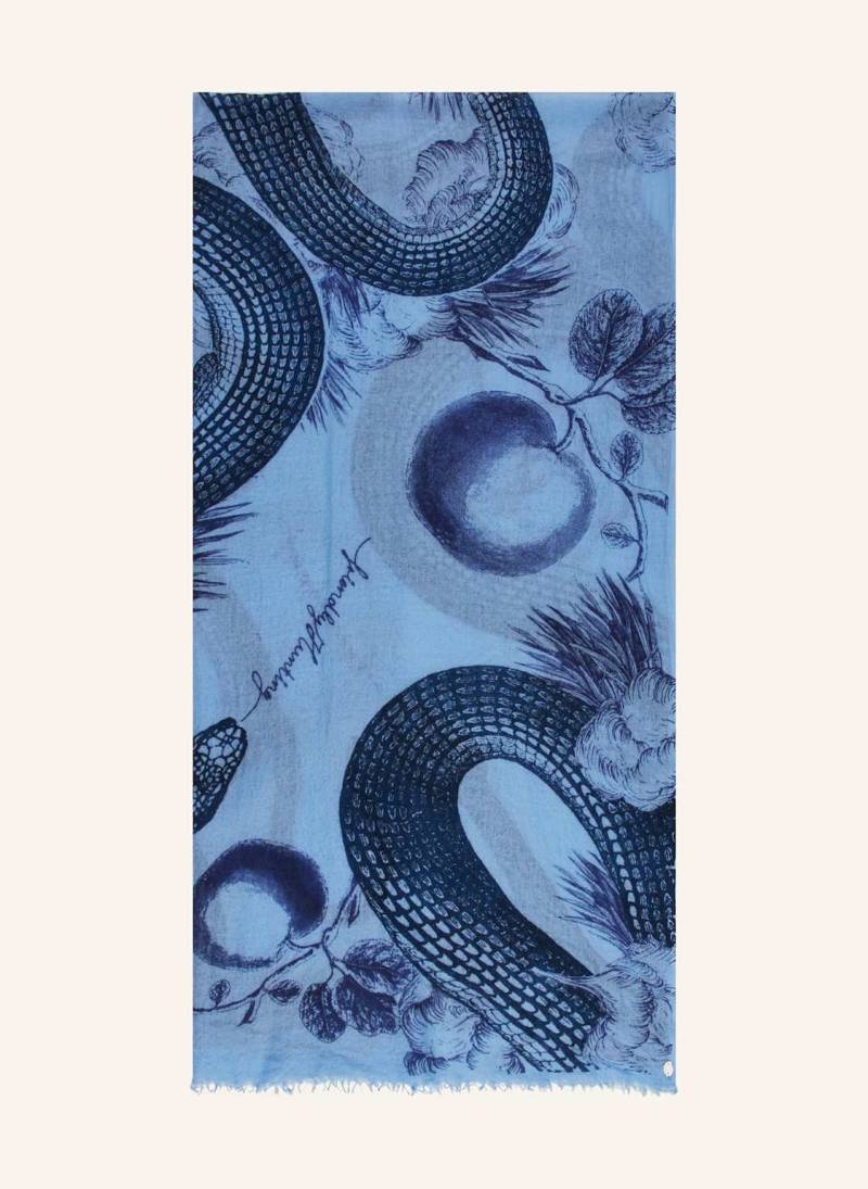 Friendly Hunting Cashmere-Schal blau von friendly hunting