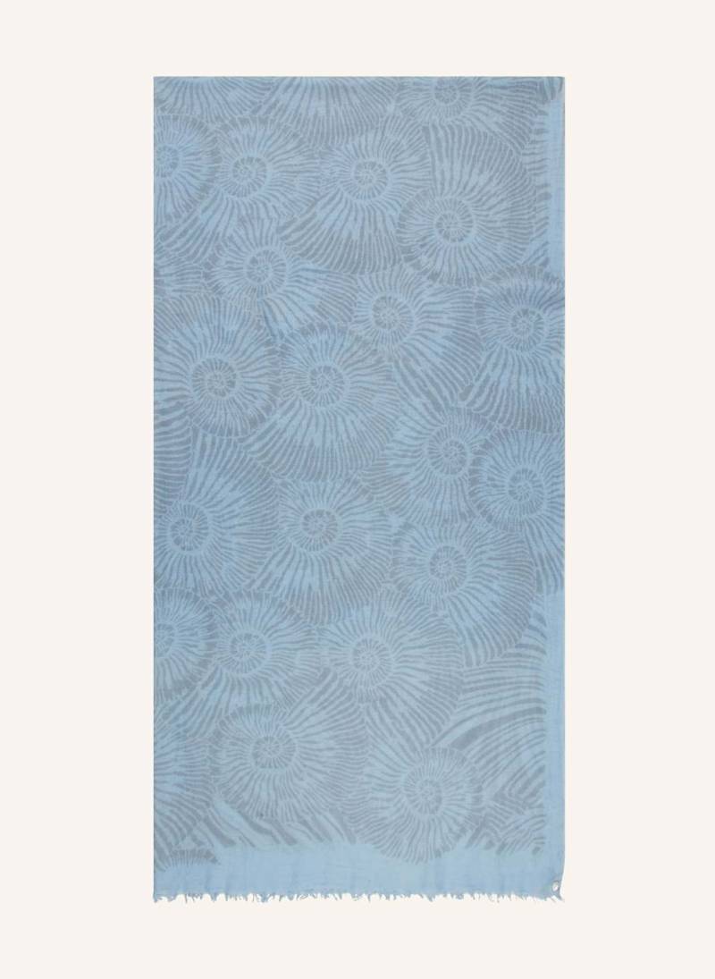 Friendly Hunting Cashmere-Schal Felted Escargot blau von friendly hunting