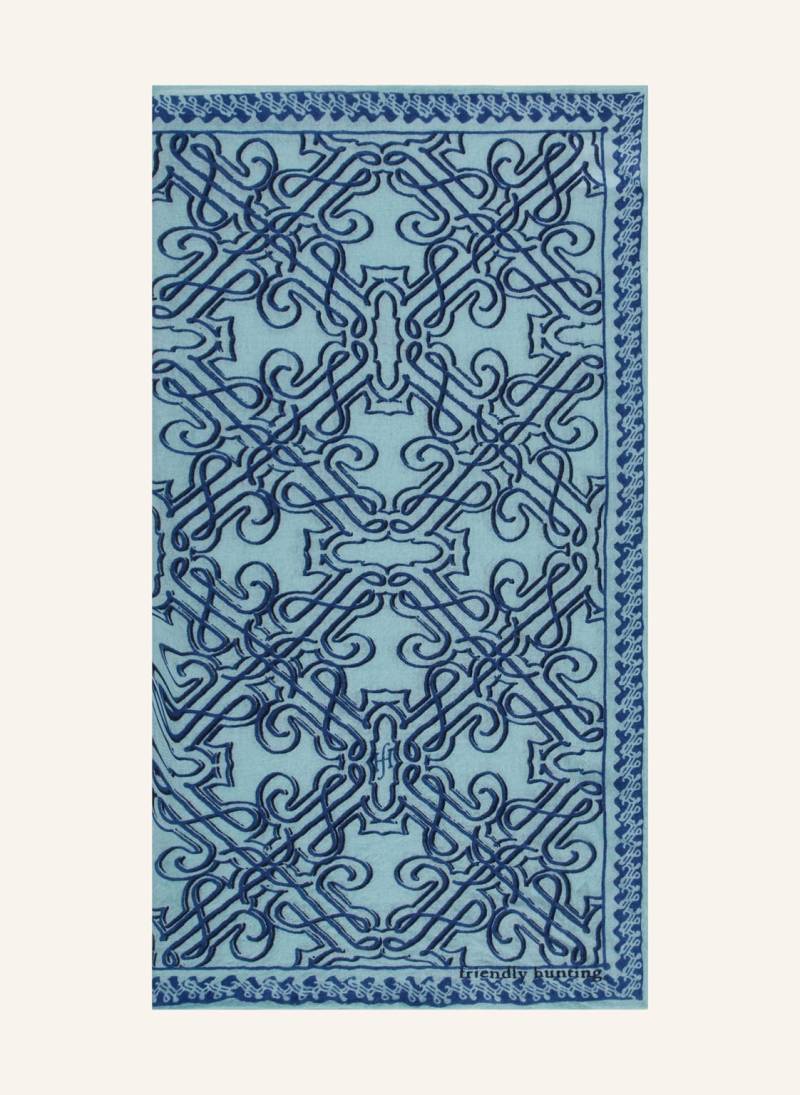 Friendly Hunting Cashmere-Tuch blau von friendly hunting