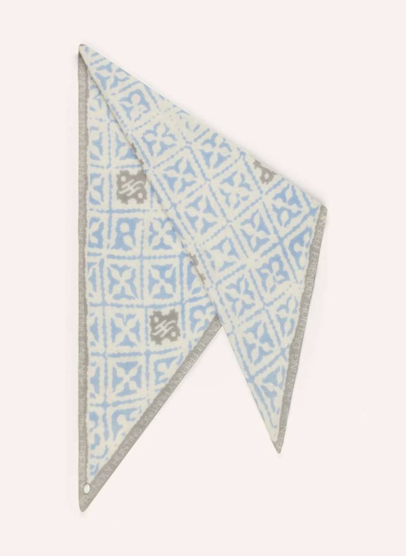 Friendly Hunting Dreieckstuch Aus Cashmere blau von friendly hunting