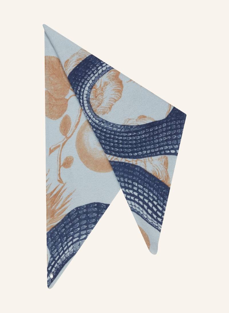 Friendly Hunting Dreieckstuch Aus Cashmere blau von friendly hunting