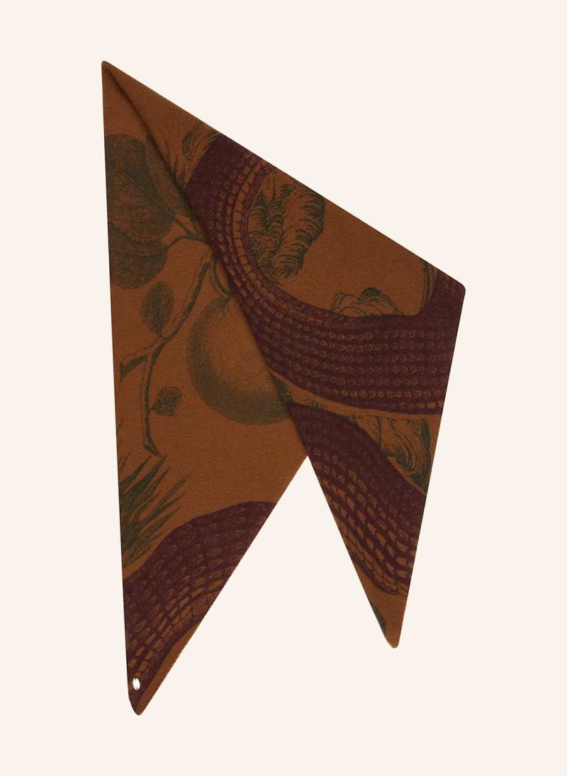 Friendly Hunting Dreieckstuch Aus Cashmere braun von friendly hunting