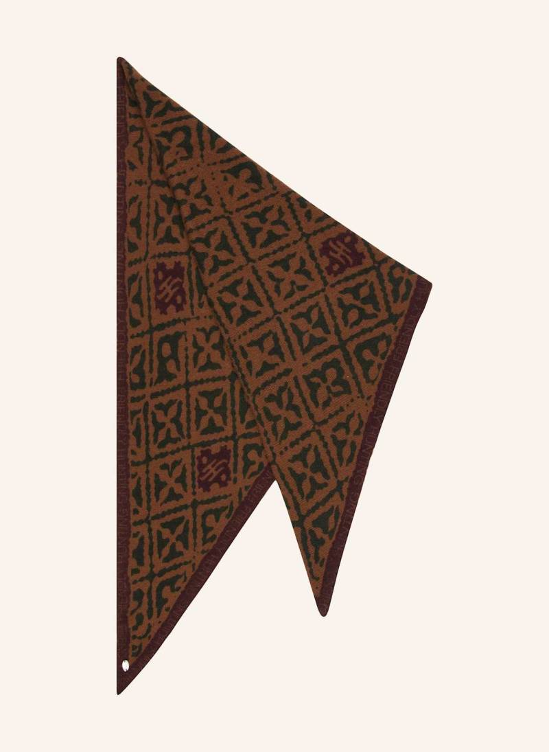 Friendly Hunting Dreieckstuch Aus Cashmere braun von friendly hunting